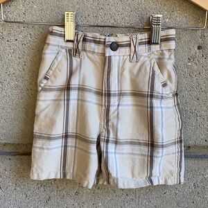 Baby Quiksilver 18M plaid shorts
